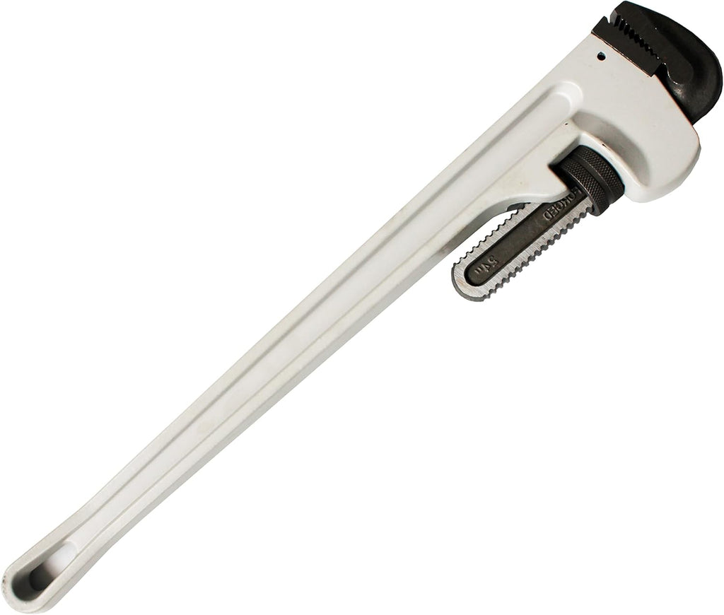 Heavy Duty Aluminum Straight Pipe Wrench 24IN Pack of 2 L1514