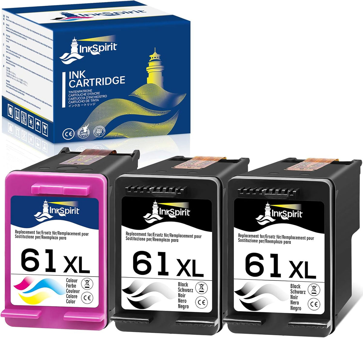 Black Ink Cartridge 3 Pack T804
