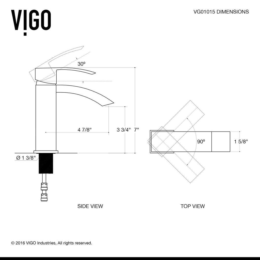 Matte Gold Single Hole Bathroom Faucet N42106