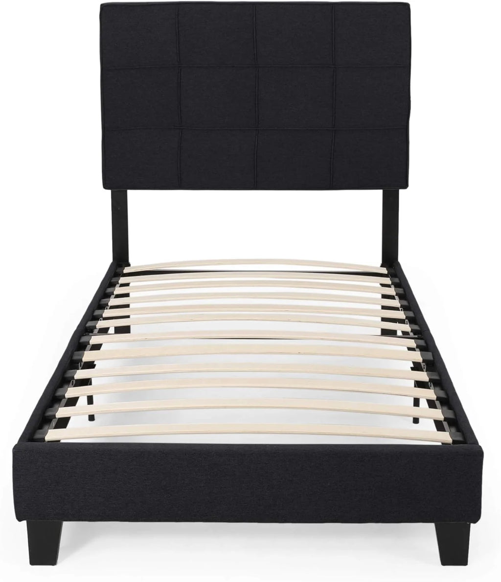 Contemporary Upholstered Platform Bed X2860