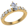 Marquise Cut 14K Gold 1.00 CT Engagement Ring M331