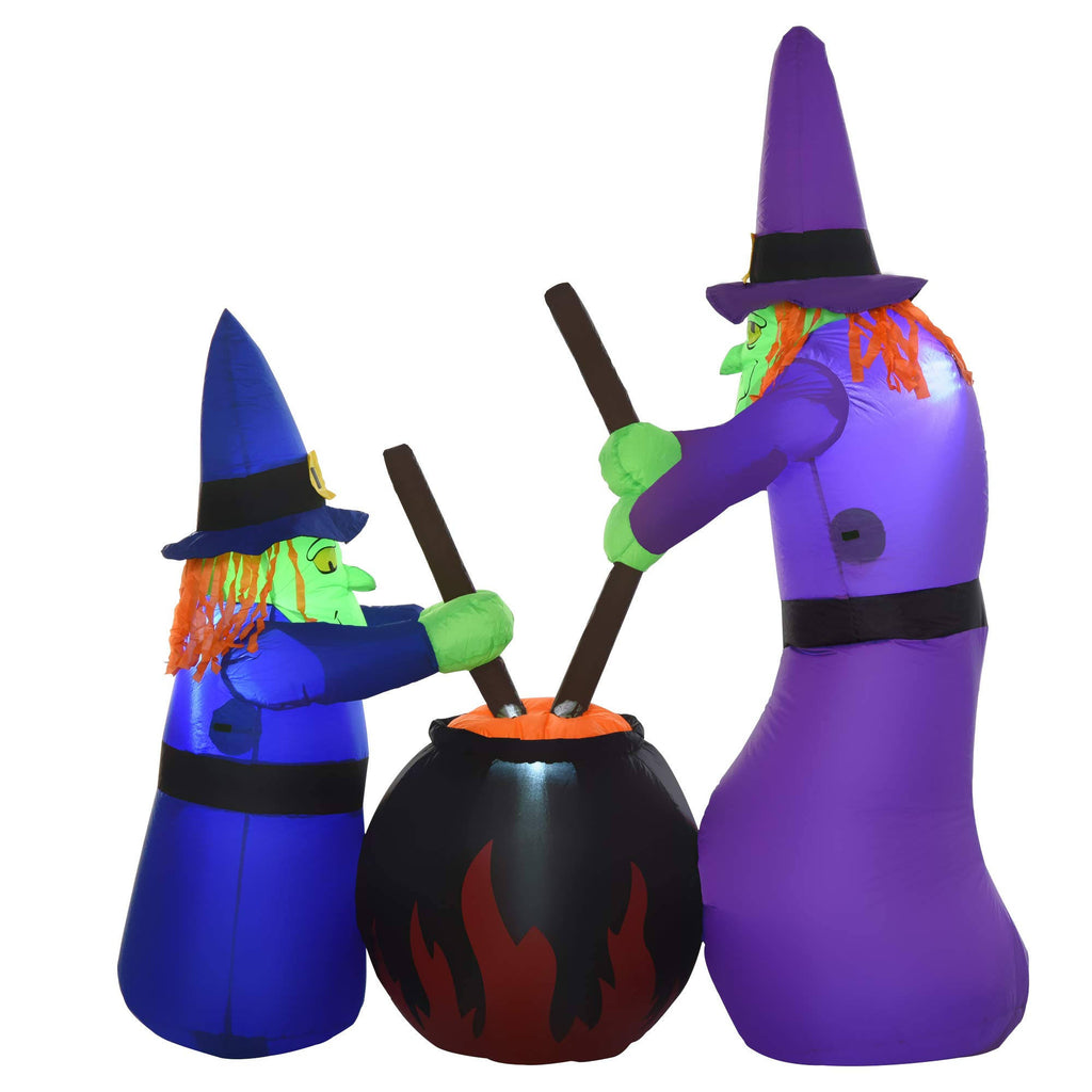 Inflatable Halloween Decoration with Cauldron B17116