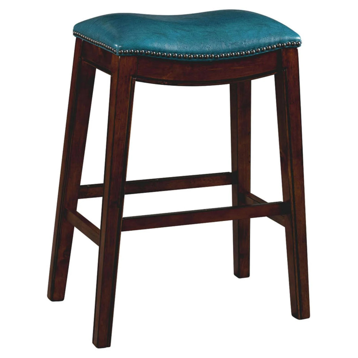 Blue Backless Bar Stool X12585