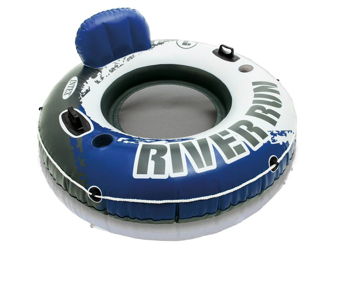 Inflatable 2 Person Float (2 Pack) + Single Tube W97179