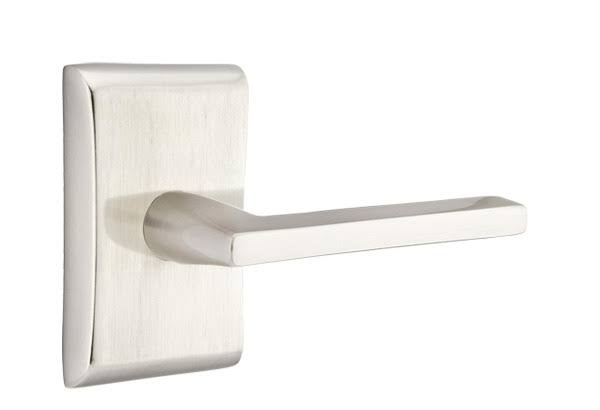 Satin Nickel Privacy Lever Set R877