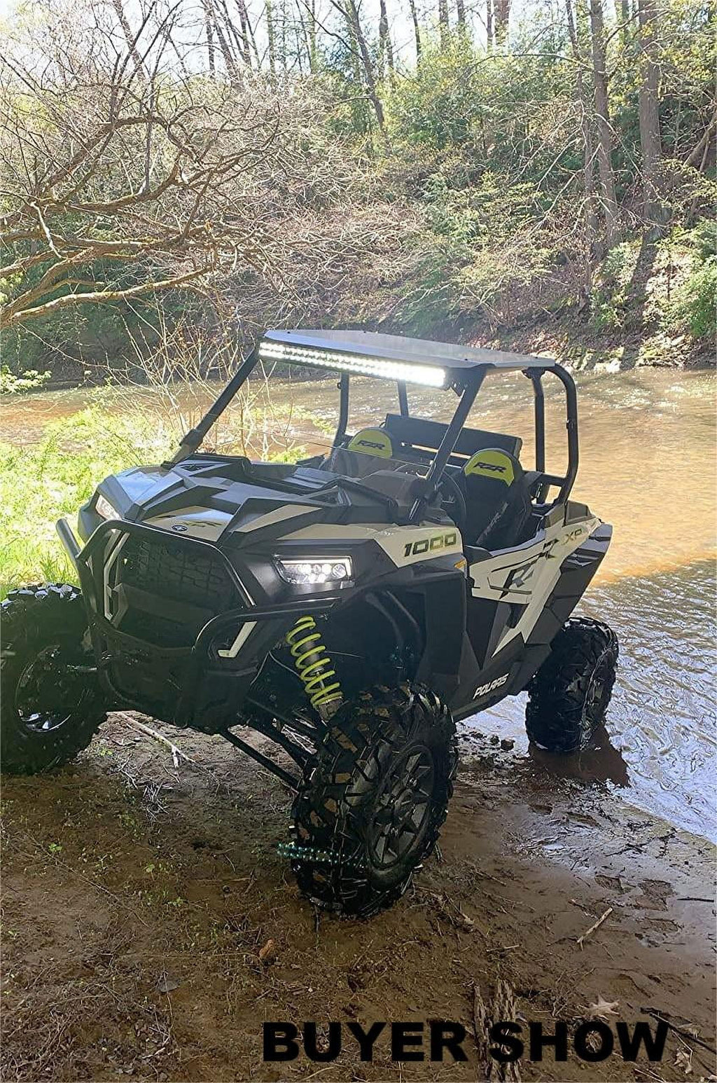 Aluminum Black Powder Coat Hard Top for Polaris RZR 900 900S 1000S XP1000 Turbo 2014-2022 2 Door Model Low Profile Q794