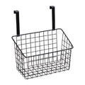 Iron Mesh Shelf Basket Cupboard Cabinet Door Organizer Rack J35907