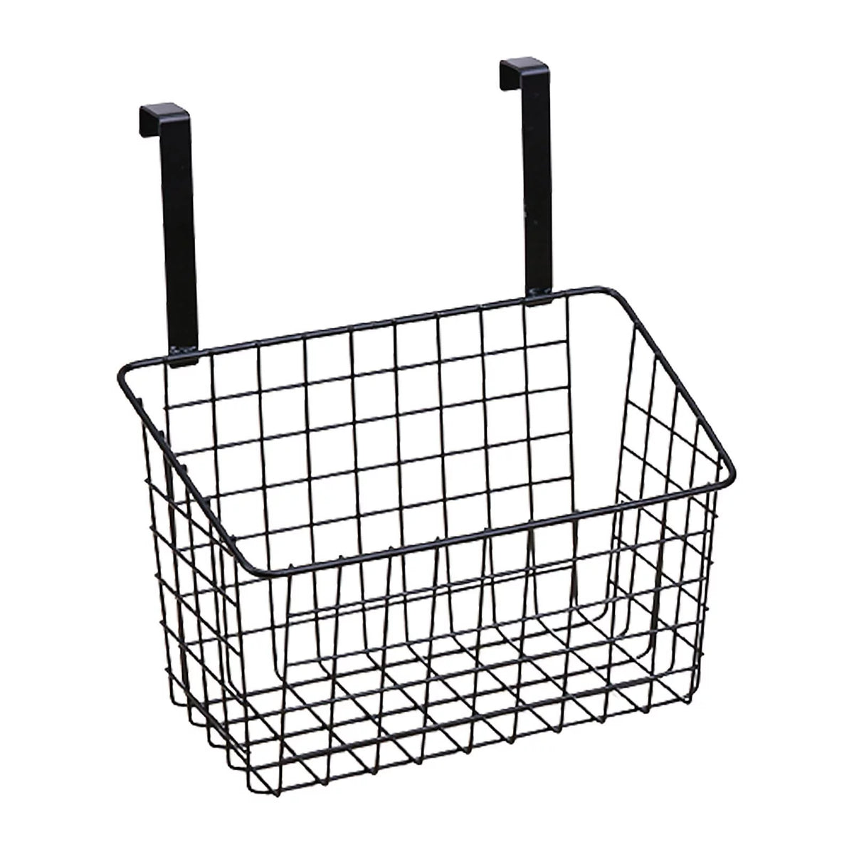Iron Mesh Shelf Basket Cupboard Cabinet Door Organizer Rack J35907