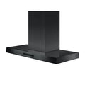 30 in. Convertible Vent Wall Mount Range Hood Black Stainless Steel Y12034