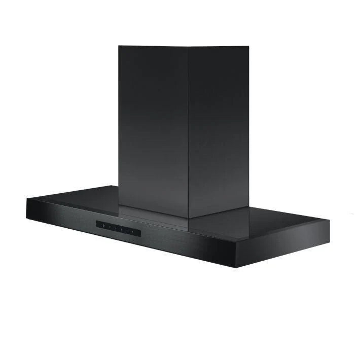 30 in. Convertible Vent Wall Mount Range Hood Black Stainless Steel Y12034