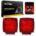 12V Submersible Square LED Trailer Light O130