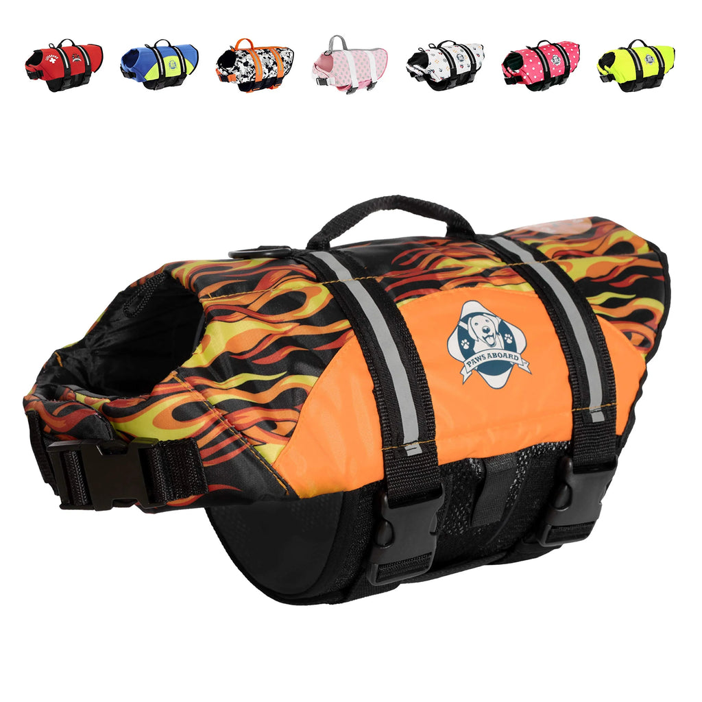 Doggy Life Jacket S Flames R104