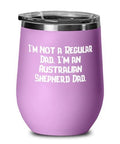 Australian Shepherd Dog Wine Glass L103691