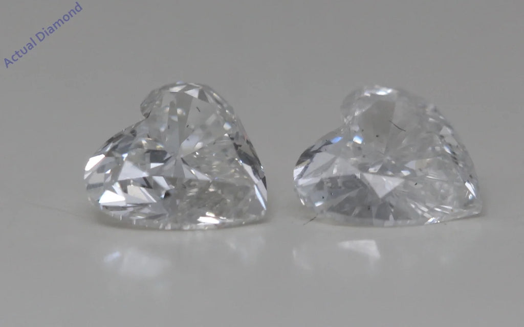 14k White Gold Diamond Stud Earrings M744