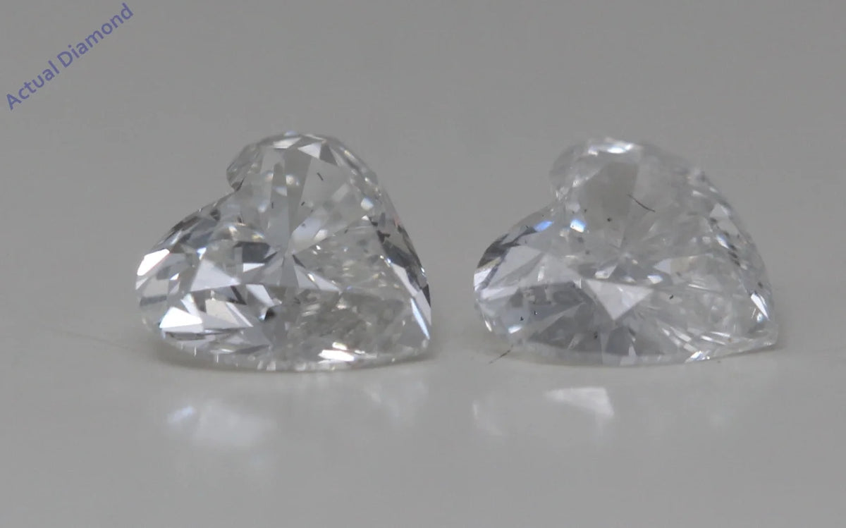 14k White Gold Diamond Stud Earrings M744