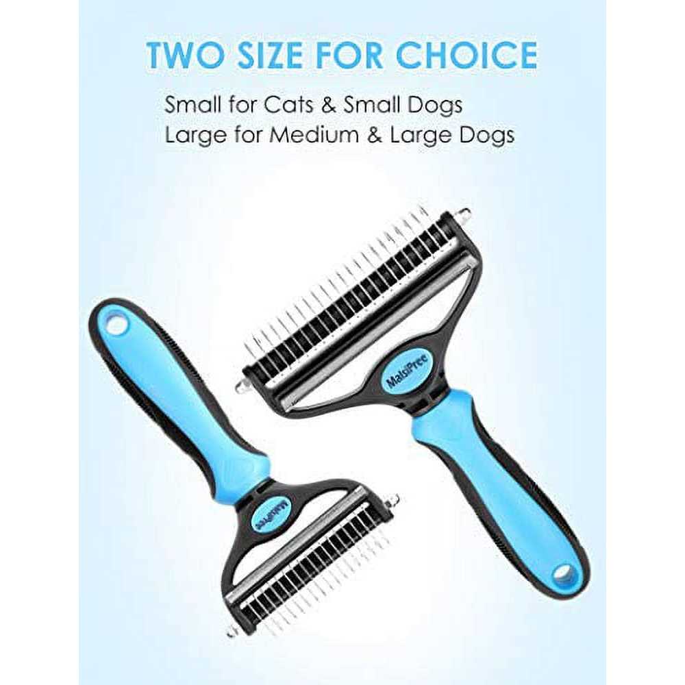 2 in 1 Deshedding Tool and Undercoat Rake Y6449