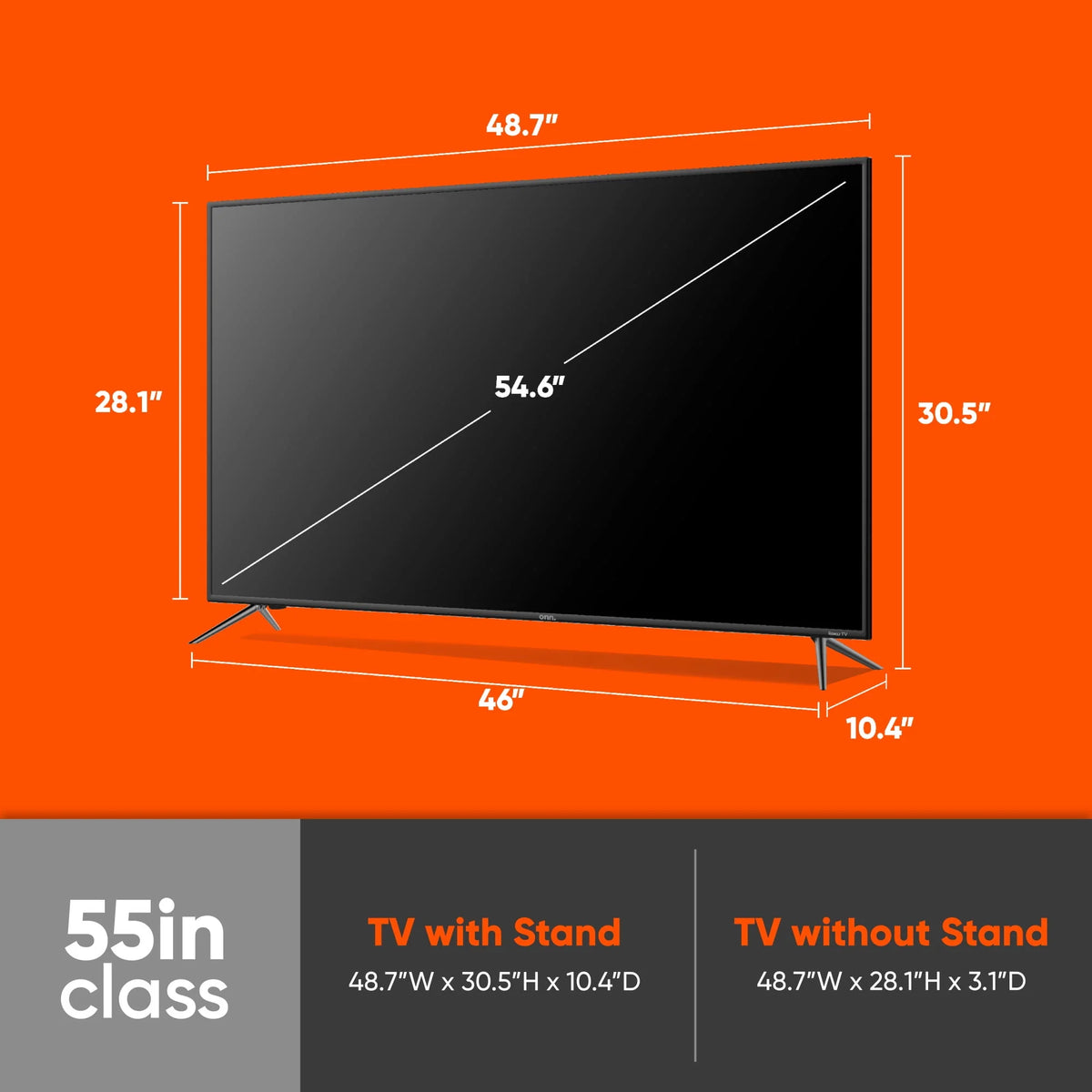 55” Class 4K UHD LED Smart Television HDR A602